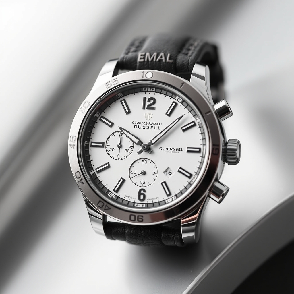 découvrez la montre d'exception présentée par georges russell à 11 600 €, alliant design raffiné et haute horlogerie.